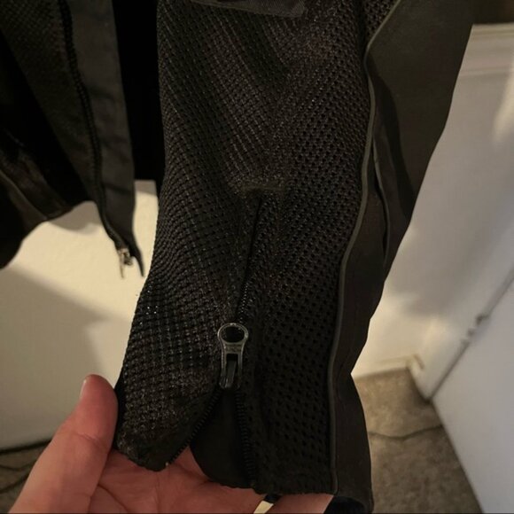 Black Joe Rocket Zip Up Armored Motorcycle Jacket, Size 5XL - Picture 8 of 14